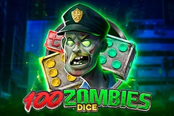 Capa do slot 100 Zombies Dice