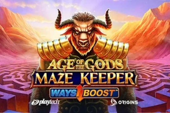 Capa do slot Age of the Gods Maze Keeper